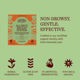Comprimés d'allergie non-somnolents de Herbs Etc.