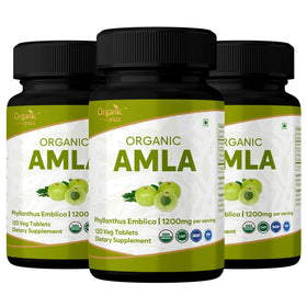 Comprimés d'Amla Bio ORGANIC SPREE 1200 mg, vue de face
