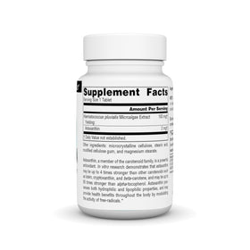 Comprimés d'Astaxanthin Source Naturals sur une table