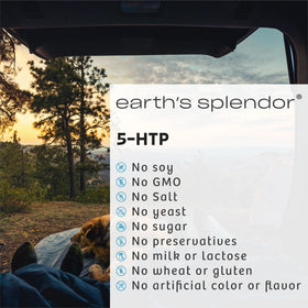 Comprimés d'Earth's Splendor L-Lysine 500mg sur une table