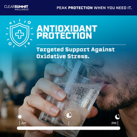Comprimés d'eau hydrogène ClearSummit Wellness avec ingrédients présents