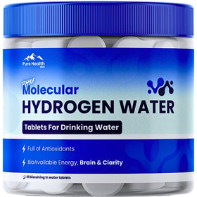 Comprimés d'eau hydrogénée PURE HEALTH MAX - vue avant