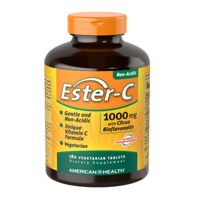 Comprimés d'Ester-Vitamine C 1000 mg American Health, vue de face