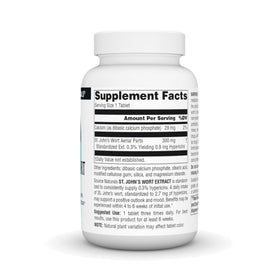 Comprimés d'Extrait de Millepertuis Source Naturals 300 mg, vue de dessus