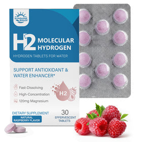 Comprimés d'hydrogène Sunshine & Rain 16 PPM en boîte