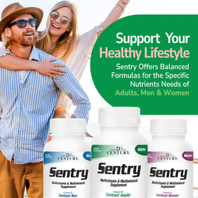 Comprimés de 21st Century Multivitamines sur fond neutre