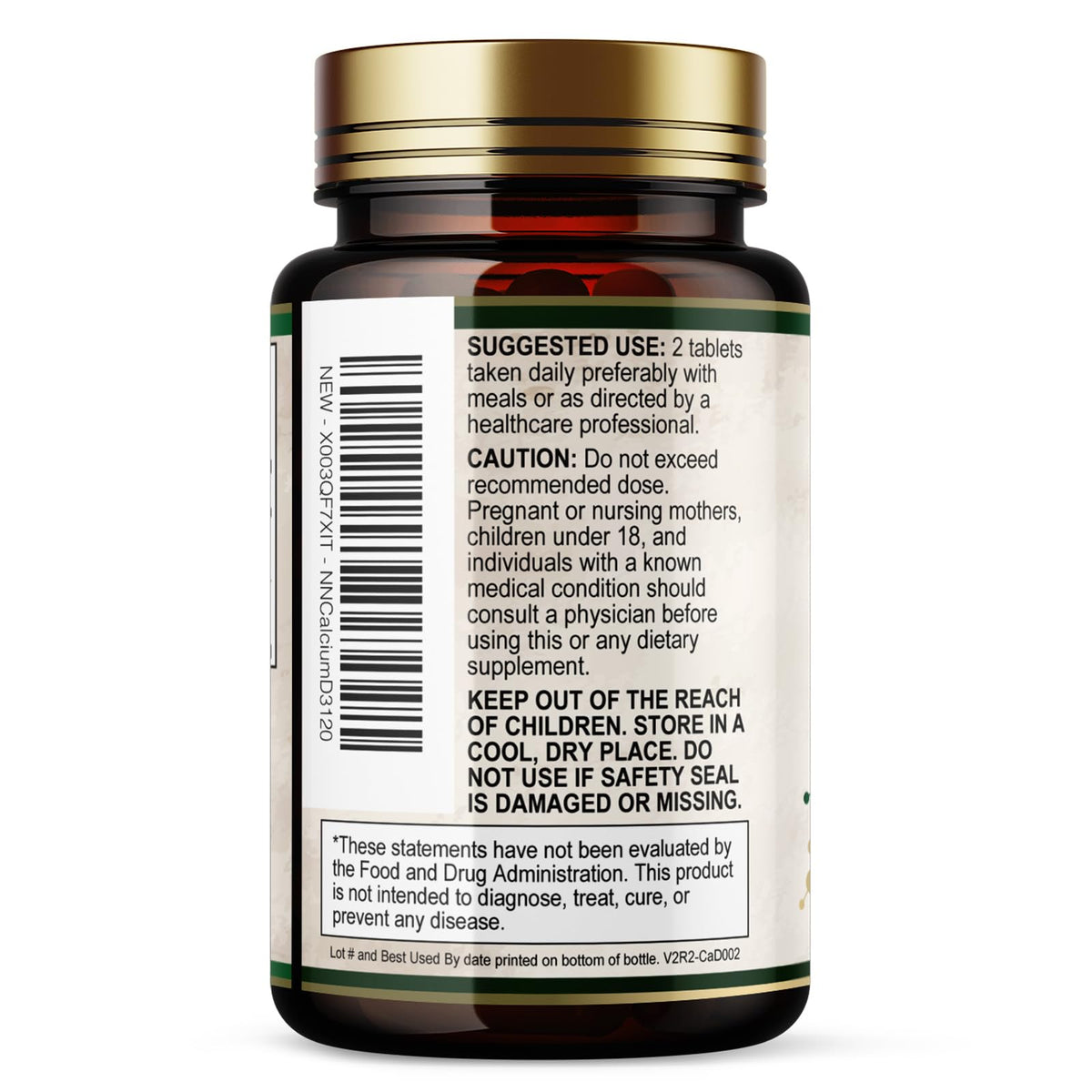Comprimés de Calcium et Vitamine D3, présentation