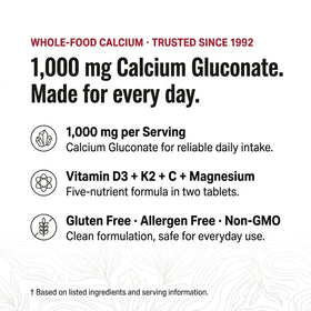 Comprimés de Calcium Plus Magnésium Olympian Labs dans la main