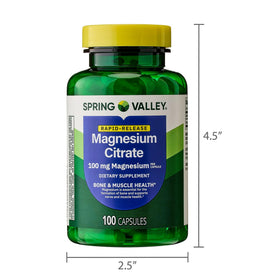 Comprimés de Citrate de Magnésium LUAL sur une surface blanche