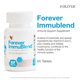 Comprimés de Forever Living ImmuBlend dans un bol