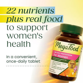 Comprimés de la Multivitamine MegaFood sur une table