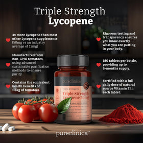Comprimés de Lycopène 50mg dans une main