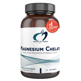 Comprimés de Magnésium Bisglycinate 200mg sur une table