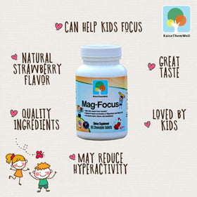 Comprimés de magnésium et vitamine B6 pour enfants Raise Them Well