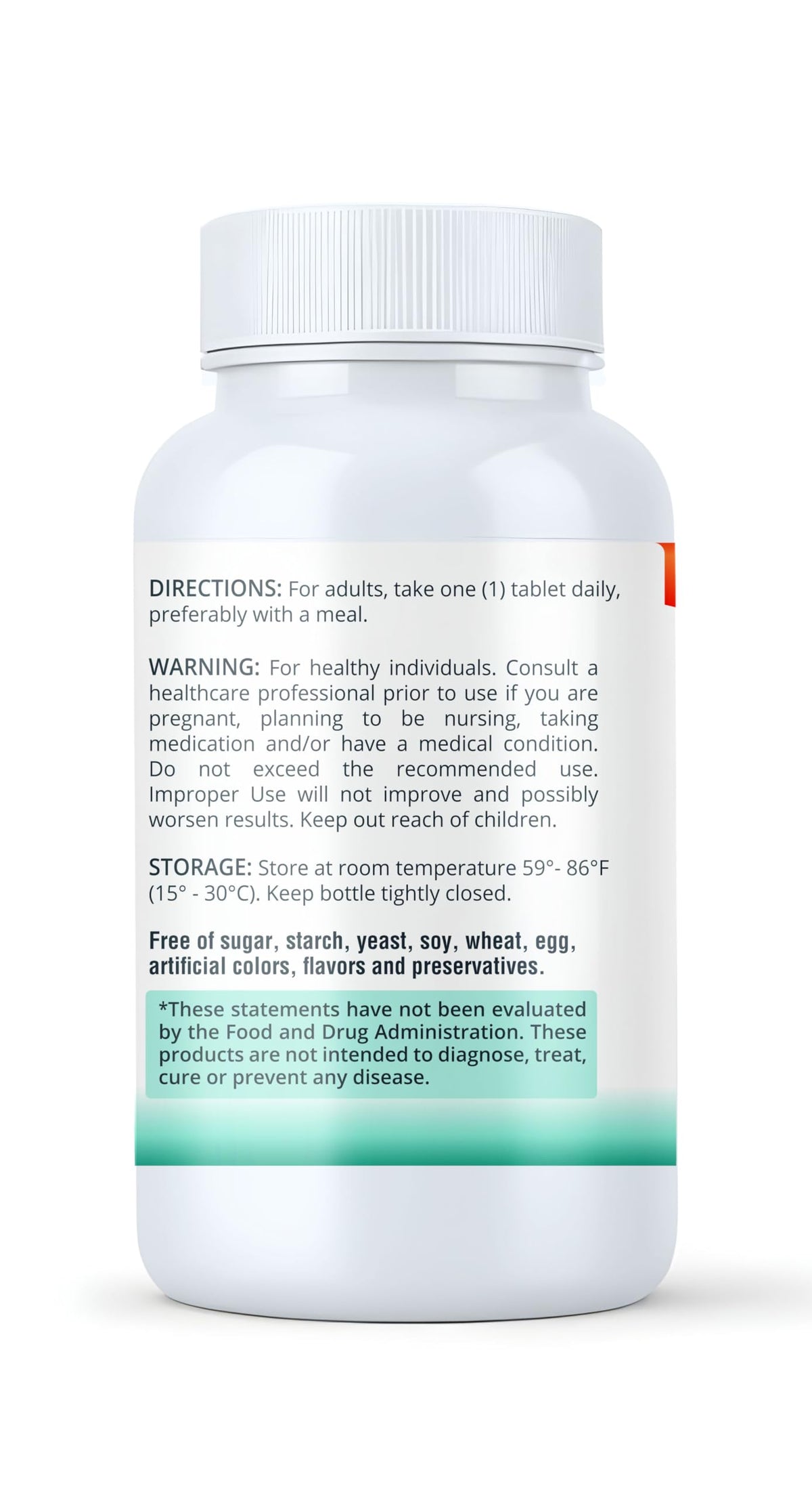 Comprimés de magnésium glycinate 500mg Sarvari Nutrition sur une surface blanche