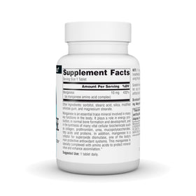Comprimés de Manganèse Source Naturals - détail du comprimé