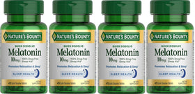 Comprimés de mélatonine Nature's Bounty 10 mg saveur cerise, vue avant