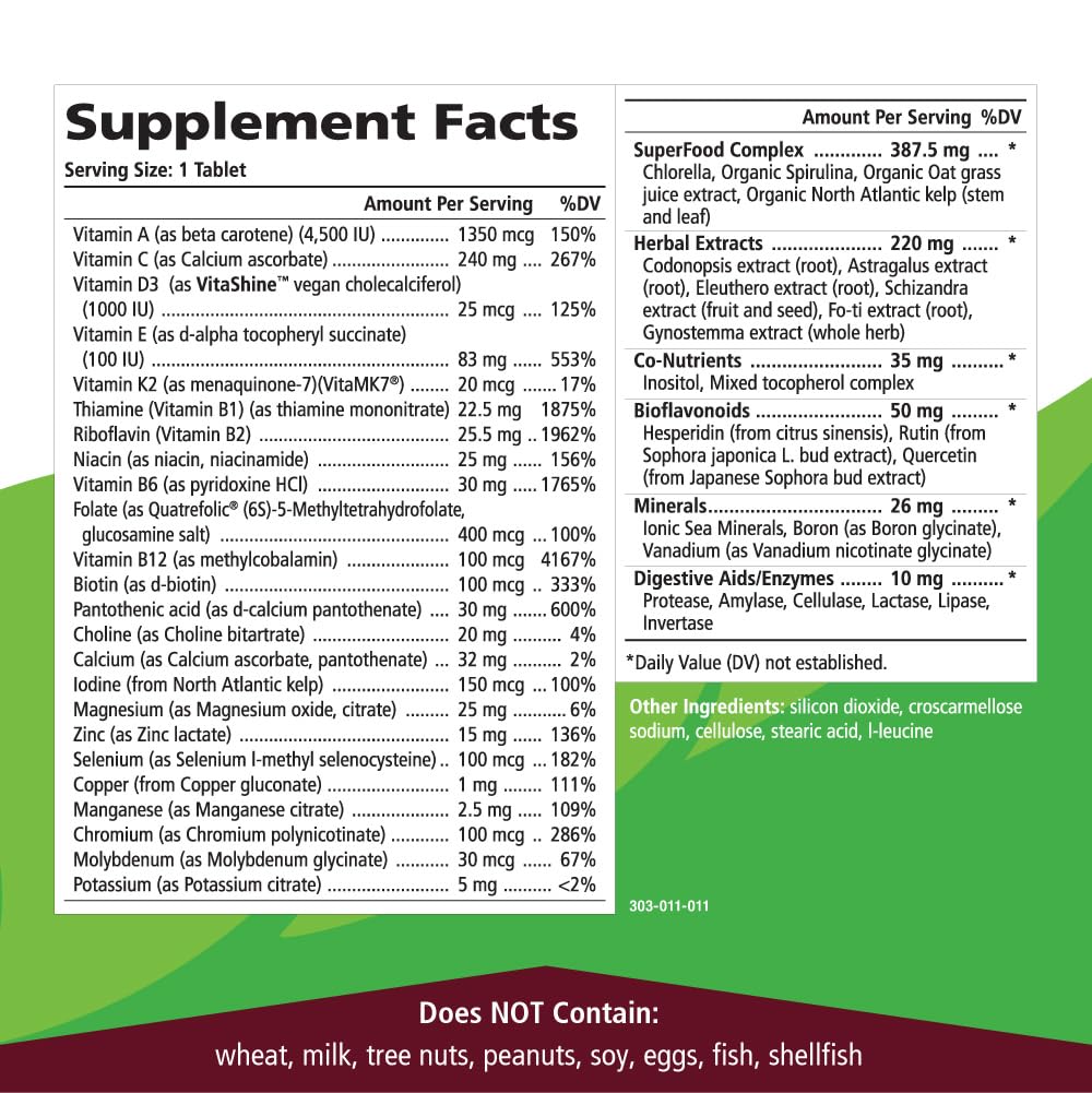 Comprimés de multivitamine One n Only PURE ESSENCE LABS dans une main