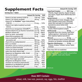 Comprimés de multivitamine One n Only PURE ESSENCE LABS dans une main