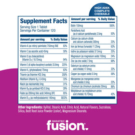 Comprimés de multivitamines Bariatric Fusion dans un bol