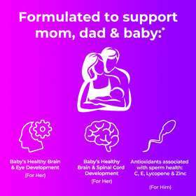 Comprimés de multivitamines prénatales pour femmes ONE A DAY