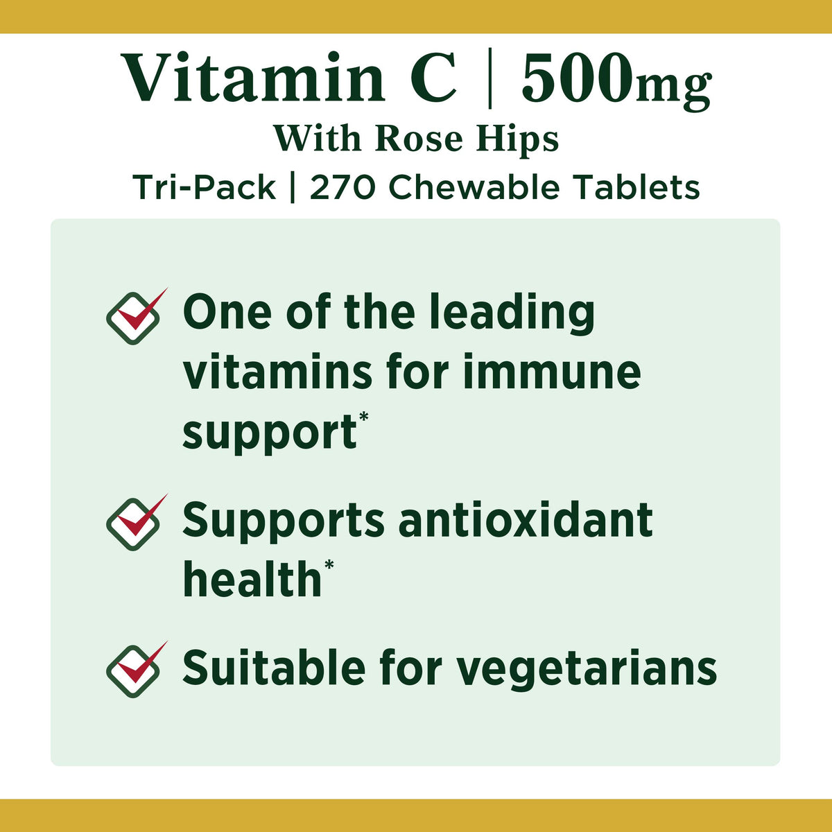 Comprimés de Nature's Bounty Vitamine C sur une surface blanche