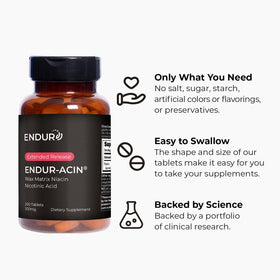 Comprimés de Niacine 250mg use Products en gros plan