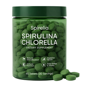 Comprimés de Spiruline et Chlorelle Art anime, vue de l'avant
