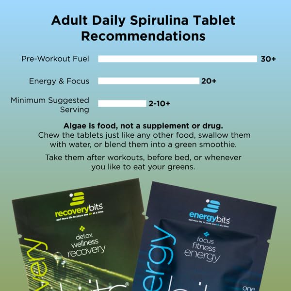 Comprimés de Spiruline et Chlorelle dans un bol