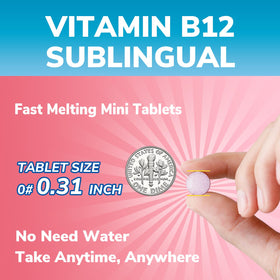 Comprimés de Vitalibre B12 sur une table en bois