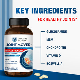 Comprimés de Vitamin World Glucosamine Chondroitin en contexte de santé