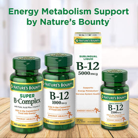 Comprimés de Vitamine B-12 Nature's Bounty prêts à l'usage