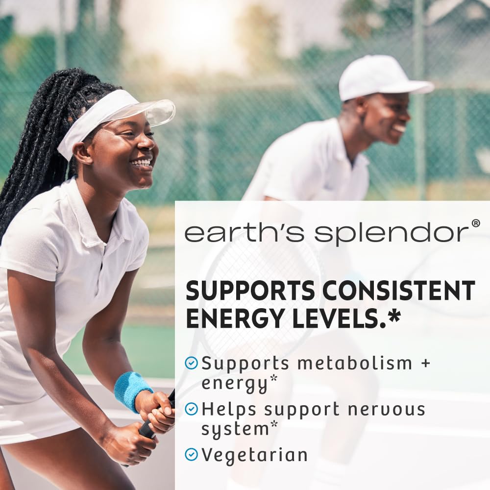 Comprimés de Vitamine B12 Earth's Splendor sur une table