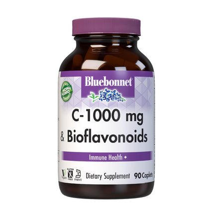 Comprimés de Vitamine C 1000 mg BlueBonnet en boîte de 90 comprimés