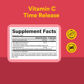 Comprimés de vitamine C Natural Factors sur une table