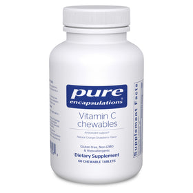 Comprimés de vitamine C Pure Encapsulations en boîte de 60