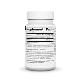 Comprimés DLPA DL-Phenylalanine de Source Naturals, vue de près