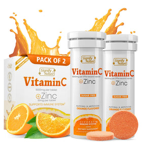Comprimés effervescents de Vitamine C 1000mg SIGNIFY NATURE, emballage avant
