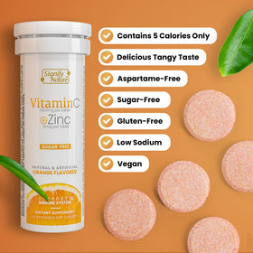 Comprimés effervescents de Vitamine C 1000mg SIGNIFY NATURE, prise en main