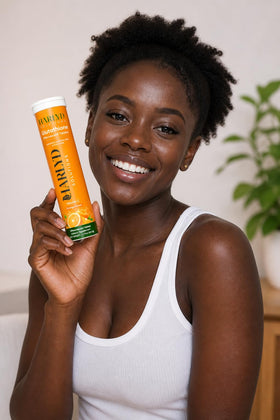 Comprimés effervescents L-Glutathione sur une table