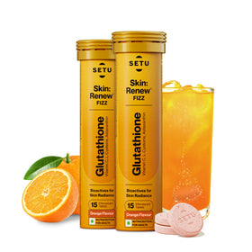 Comprimés effervescents SETU Skin Renew Glutathione orange