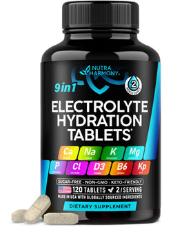 Comprimés électrolytes NUTRAHARMONY 120 tabs en boîte