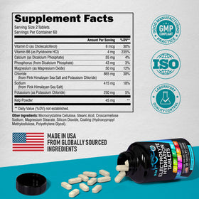 Comprimés électrolytes NUTRAHARMONY dans une main