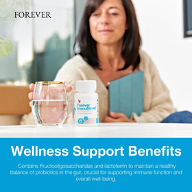 Comprimés Forever Living ImmuBlend sur une table