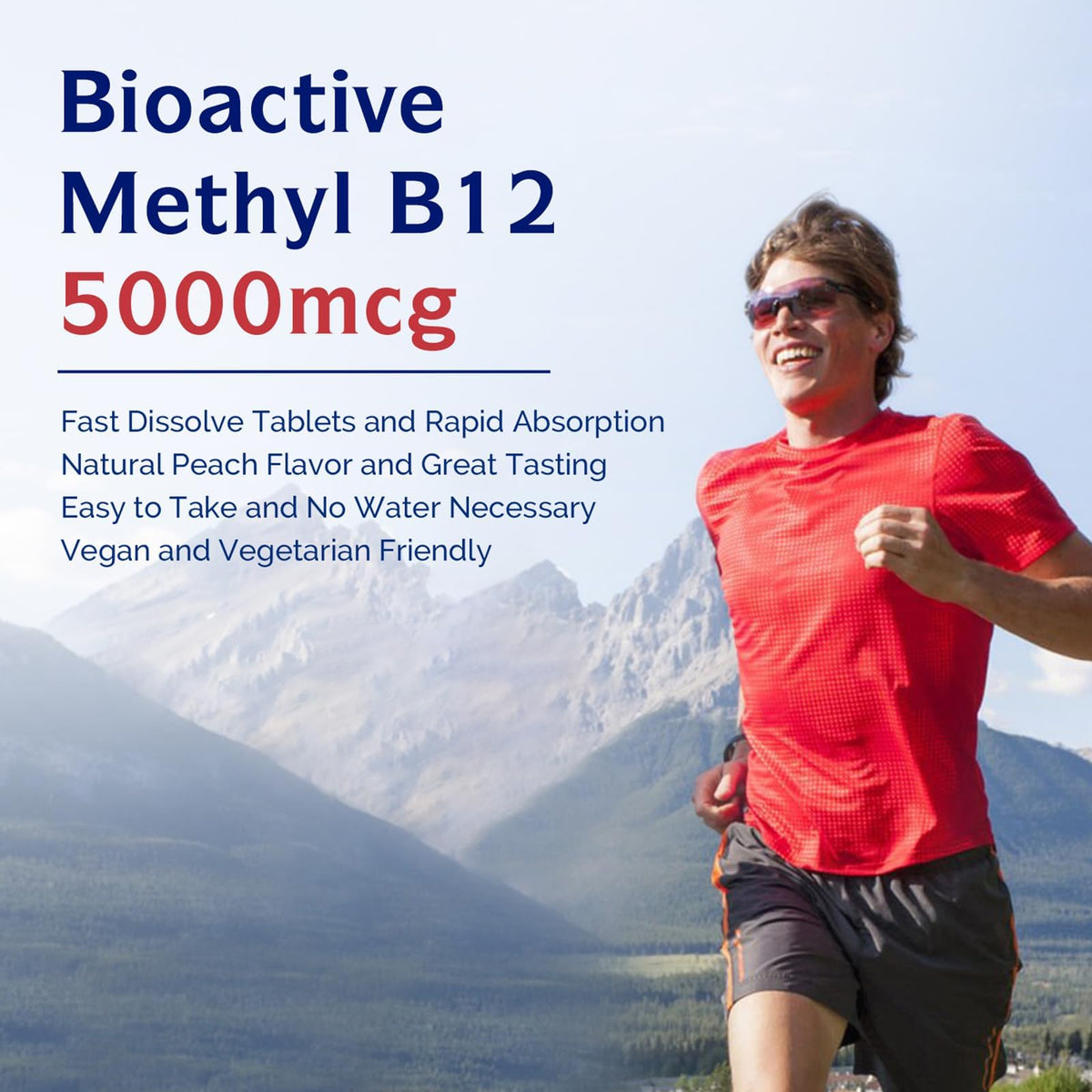 Comprimés Innate Vitality B12 sur une surface en bois