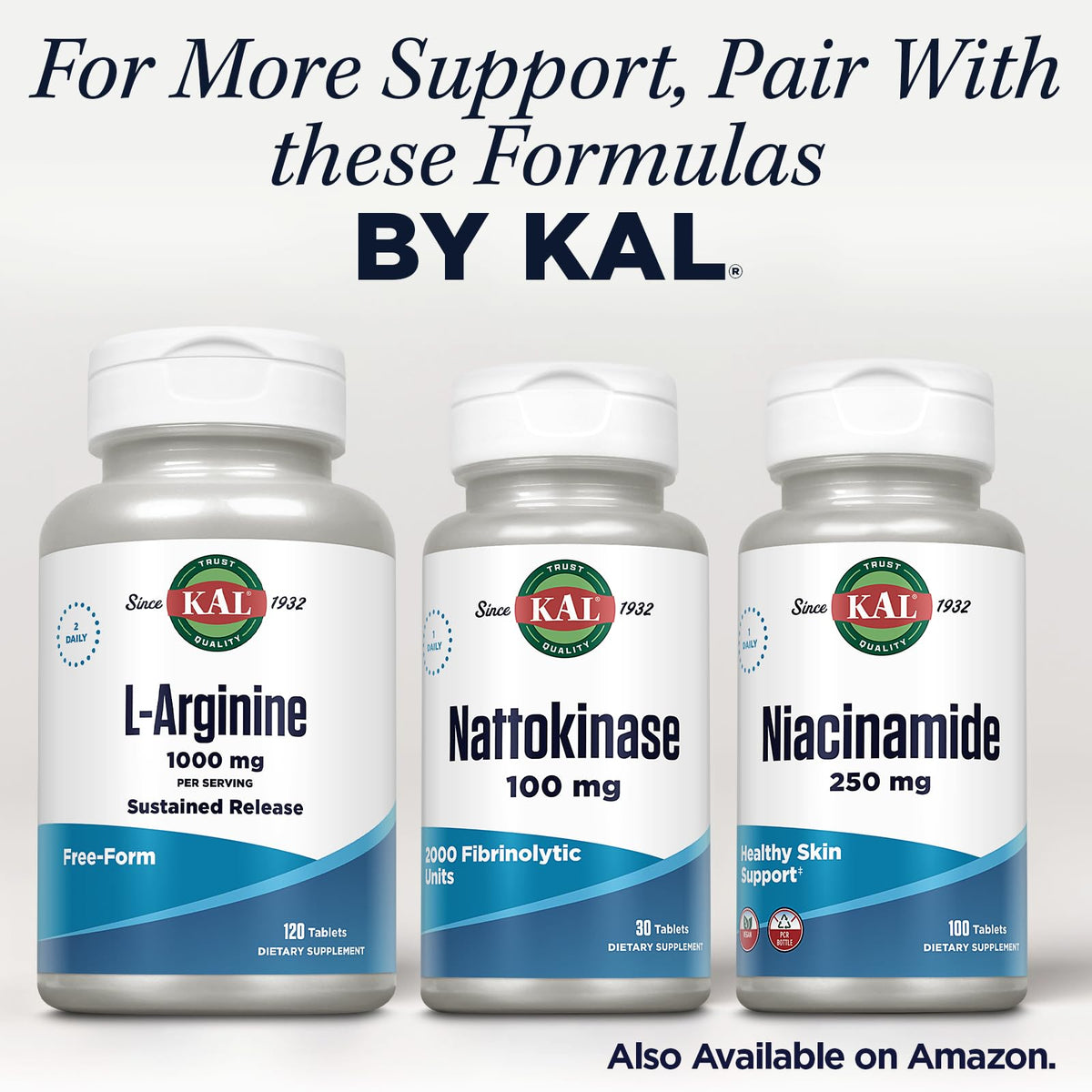Comprimés KAL Nattokinase 100 Mg dans une main