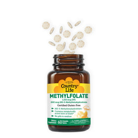 Comprimés Methylfolate de Country Life avec goût orange