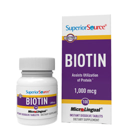 Comprimés MicroLingual Biotin 1000 mcg en boîte de 100 unités