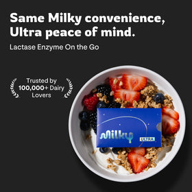 Comprimés Milky Ultra présentés dans un emballage pratique