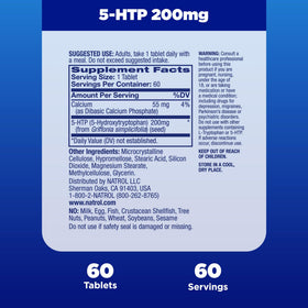 Comprimés Natrol 5-HTP 200 mg dans une main